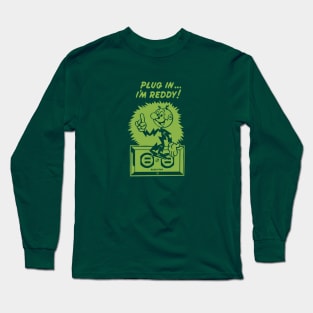 plug in reddy kilowatt green Long Sleeve T-Shirt